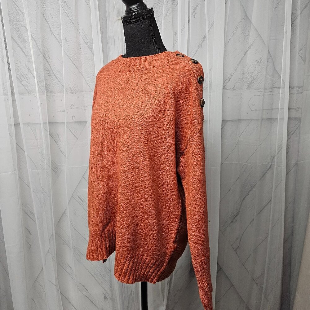 Sanctuary Women's Sweater in Rust Orange - Picture 12 of 16
